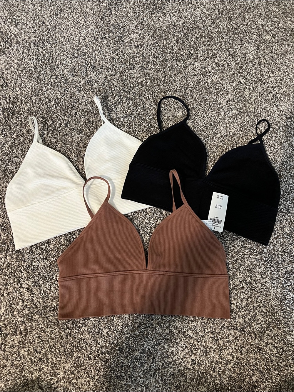 Set of 3 Abercrombie bralettes